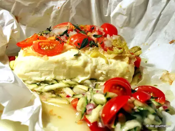 Rezept Schafskäse im pergamentpäckchen