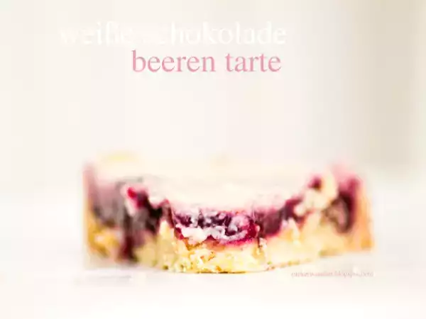 Rezept Weiße-schokoladen-beeren-tarte