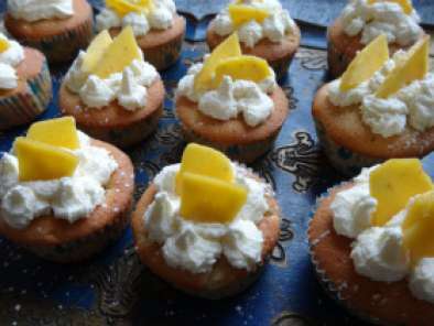 Rezept Mango-cupcakes mit sahne