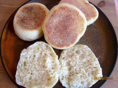 Rezept Englische muffins - brötchen aus der pfanne