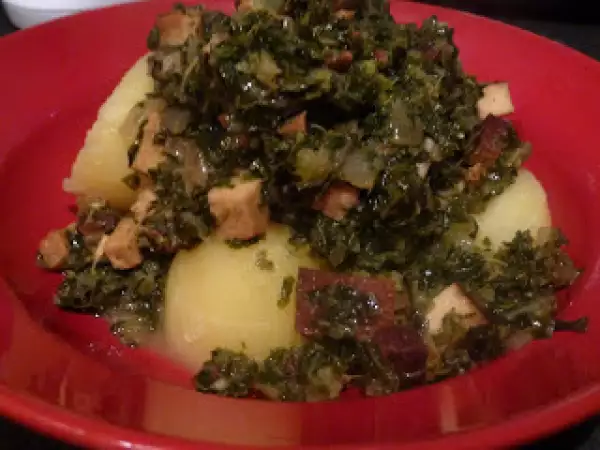 Rezept Grünkohl mit räuchertofu