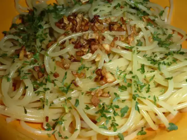 Rezept Mitternachtsspaghetti