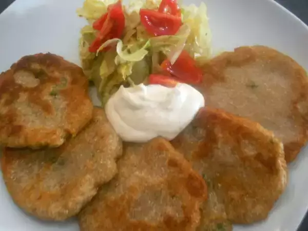 Rezept Latkes mit knoblauch ~ dip