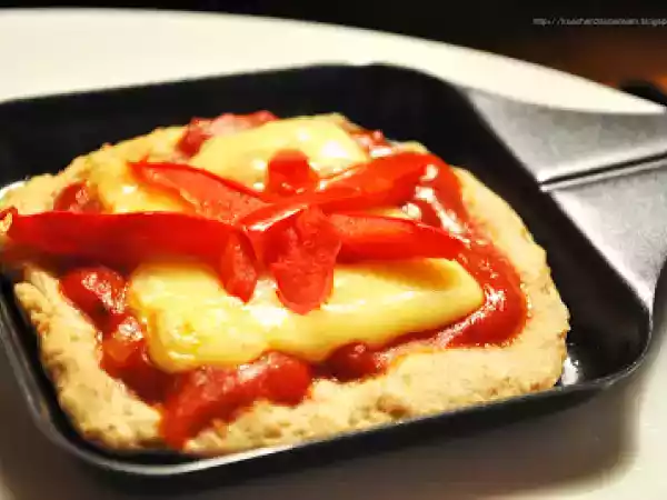 Rezept A guads neis! - raclette-pizza