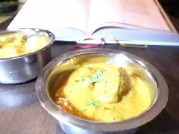 Rezept Kundan kaliya oder golden lamb curry