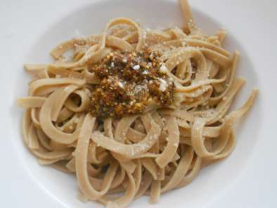 Rezept Pasta mit tomaten ~ kürbiskernpesto