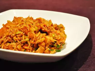 Rezept Scharfer curryreis aus dem wok