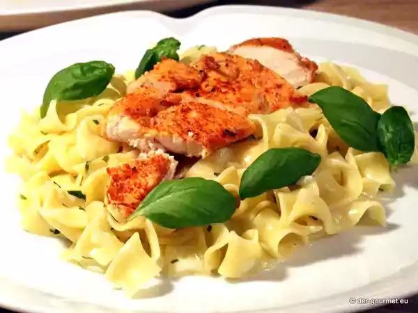 Rezept Hähnchenbrust mit basilikum zitronen pasta