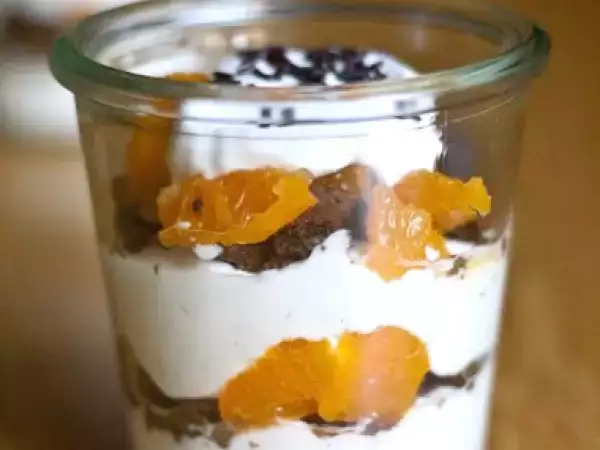 Rezept Mandarinenquark mit cookies