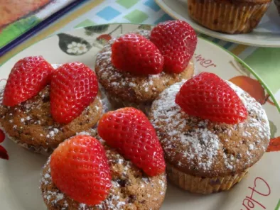 Rezept Schoko-erdbeer-muffins