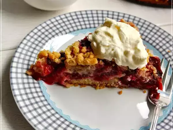 Rezept Zwetschgenkuchen mit zimtigen streuseln