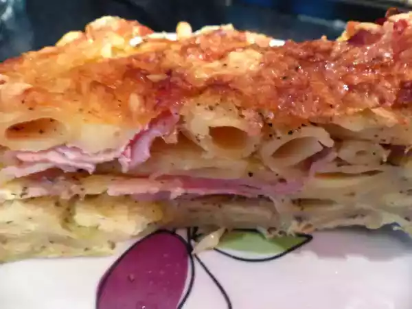 Rezept Schinken ~ nudeln aus dem ofen