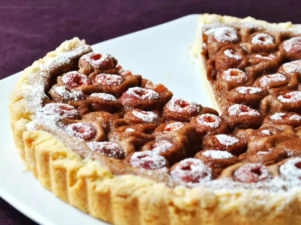 Rezept Einfache kirsch-tarte mit schokocreme