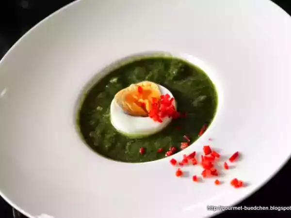 Rezept 36°c und wir kühlen mit einer grünen gazpacho…