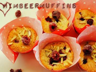 Rezept Himbeer - mandel - muffins