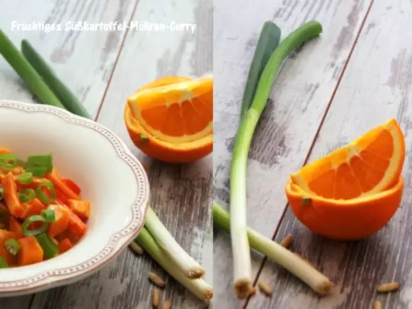 Rezept Fruchtiges süßkartoffel-möhren-curry