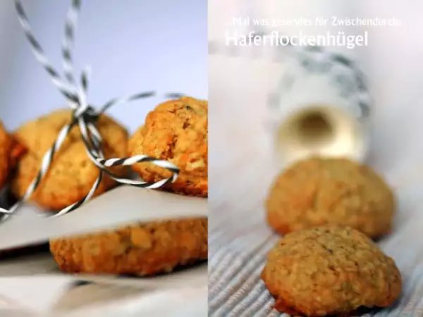 Rezept Kurzzeitige vorsätze und gesunde haferflockenhügel