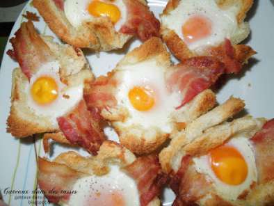 Rezept Toastmuffins mit ei und bacon