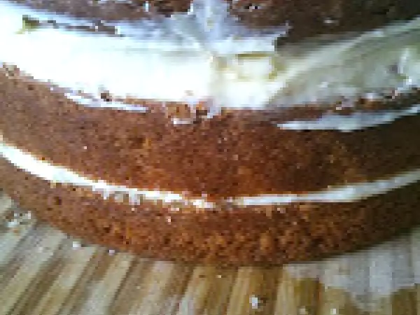 Rezept ... die übrigen beiden etagen der hochzeitstorte ..