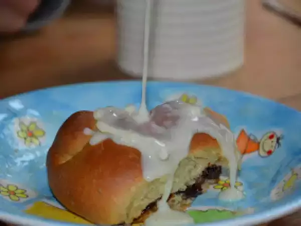 Rezept Buchteln mit pflaumenmus