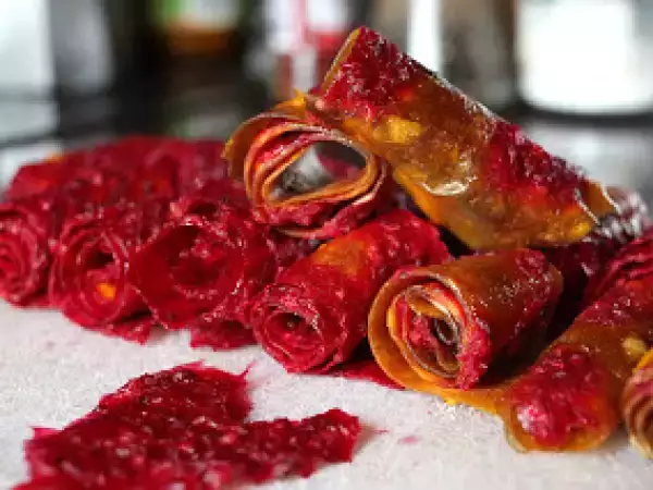 Rezept Gekleckste fruchtleder