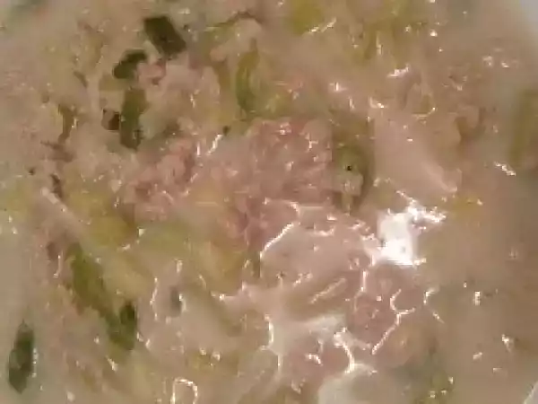Rezept Lauch- käse - hack -suppe