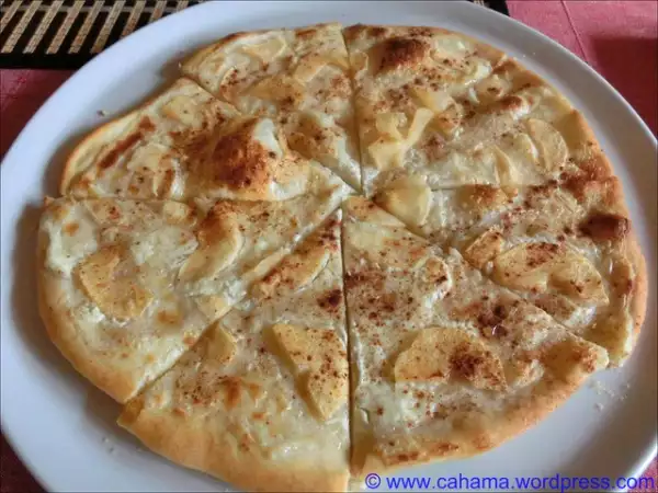 Rezept Flammkuchen – süß