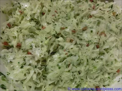 Rezept Krautsalat mit speck und kräutern