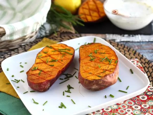 Rezept Gebackene süßkartoffeln