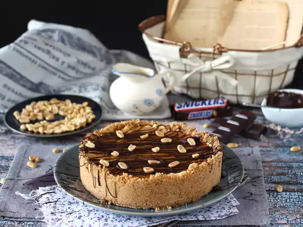 Rezept Extra leckerer snickers käsekuchen