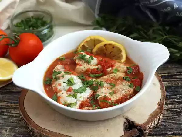 Rezept Seelachs mit tomate und zitrone (gesundes und einfaches rezept!)