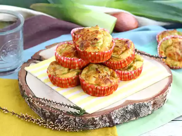 Rezept Muffins mit lauchfondue