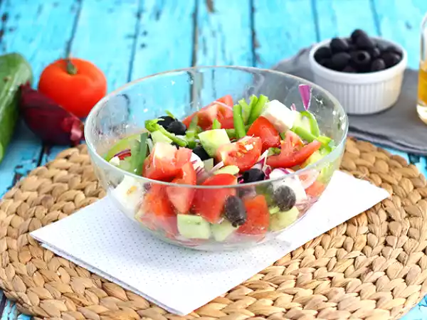 Rezept Griechischer salat oder horiatiki