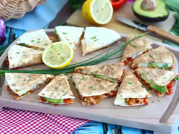 Rezept Quesadillas mit huhn und avocado