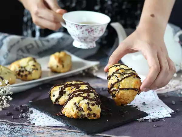 Rezept Einfache und sehr weiche schokoladen-scones