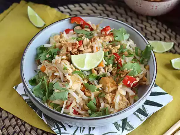 Rezept Thai-pad mit tofu
