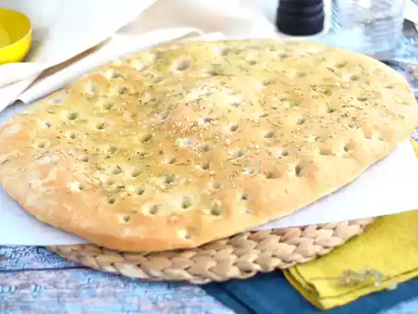 Rezept Focaccia, italienisches brot mit rosmarin