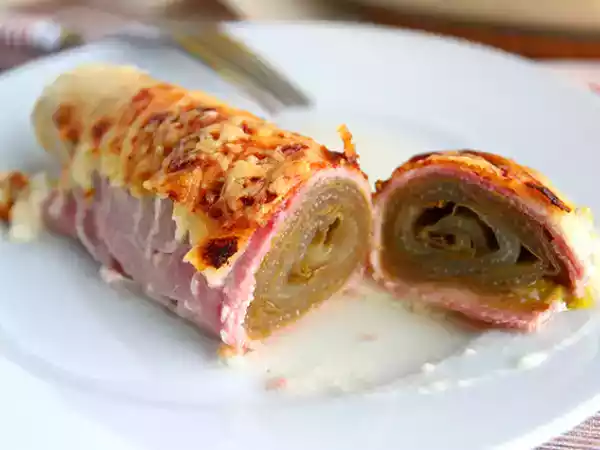 Rezept Endivien mit schinken gratiniert