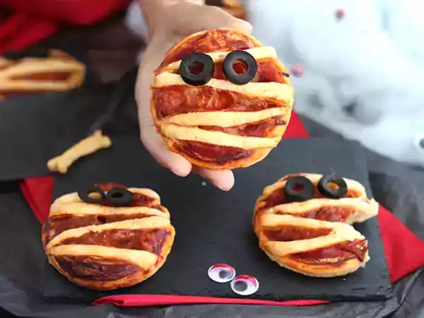 Rezept Mumienpizza-puffs
