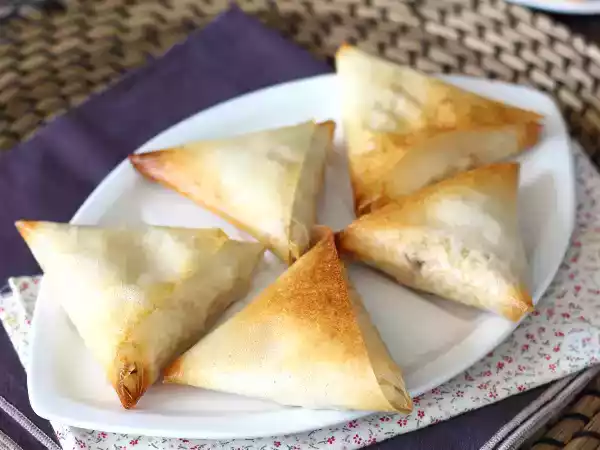Rezept Samosas mit makrele und frischkäse