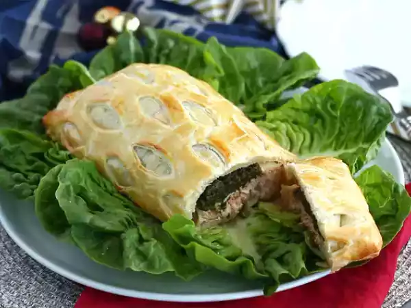 Rezept Lachs in spinatkruste mit mozzarella-käse