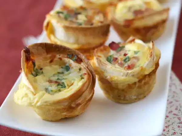 Rezept Was kann man mit tortillas machen? kleine, einfache und preiswerte quiches!