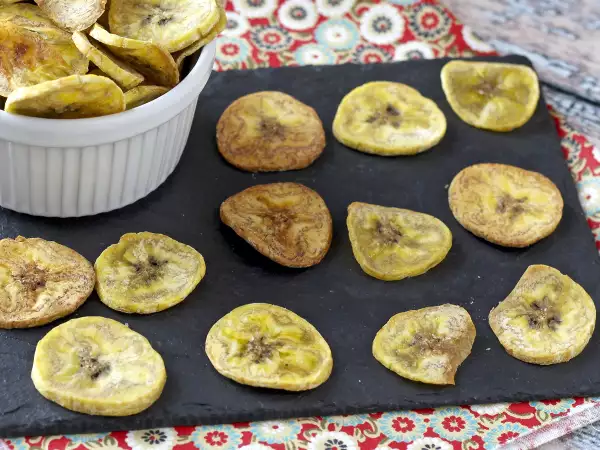 Rezept Im ofen gebackene kochbananenchips
