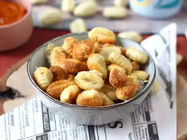 Rezept Knusprige parmesan-gnocchi im air fryer