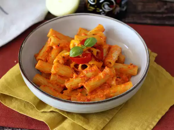 Rezept Nudeln mit paprika und philadelphia