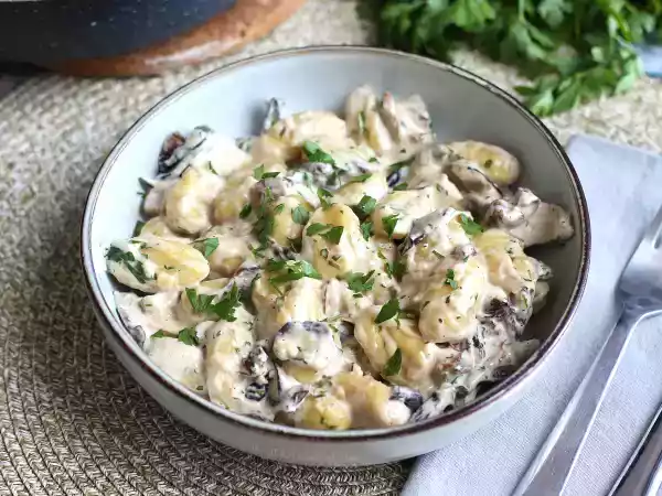Rezept Gnocchi mit pilzen, ein schmackhafter und einfacher erster gang