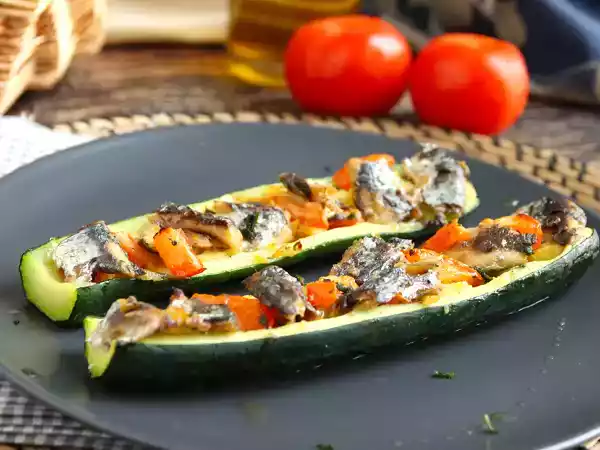 Rezept Wie macht man mit sardinen gefüllte zucchini?