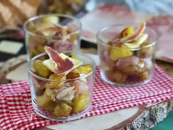 Rezept Raclette-gläser (ohne geräte): für den genuss zum aperitif