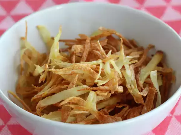 Rezept Batata palha (gebacken)