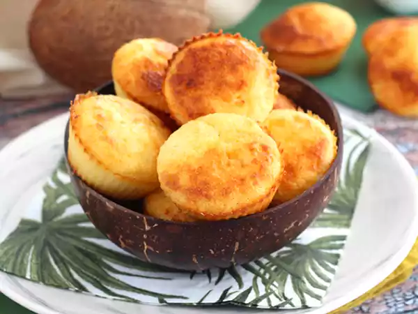 Rezept Brasilianische kokosnussmuffins - queijadinhas